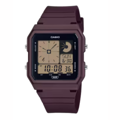 Casio General LF-20W-5A Maroon Resin Band Men Watch / Women Watch / Unisex